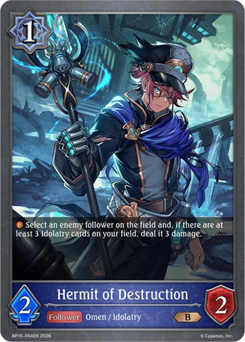 Hermit of Destruction (BP15-054EN) [Trial of the Omens]