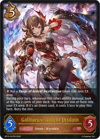 Galmieux, Ardent Disdain (BP15-057EN) [Trial of the Omens]