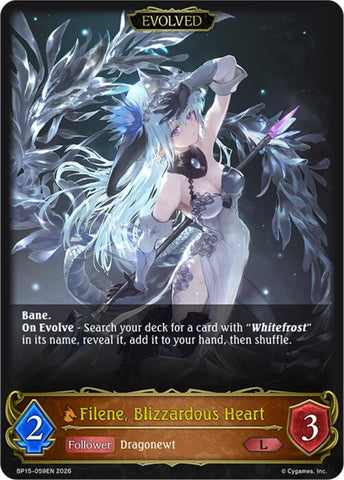 Filene, Blizzardous Heart (Evolved) (BP15-059EN) [Trial of the Omens]