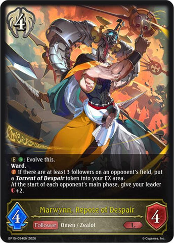 Marwynn, Repose of Despair (BP15-094EN) [Trial of the Omens]