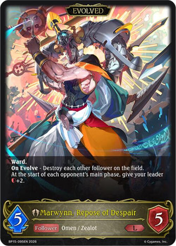 Marwynn, Repose of Despair (Evolved) (BP15-095EN) [Trial of the Omens]