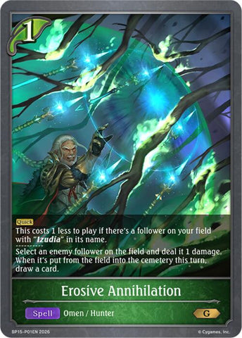 Erosive Annihilation - P01 (Foil) (BP15-P01EN) [Trial of the Omens]
