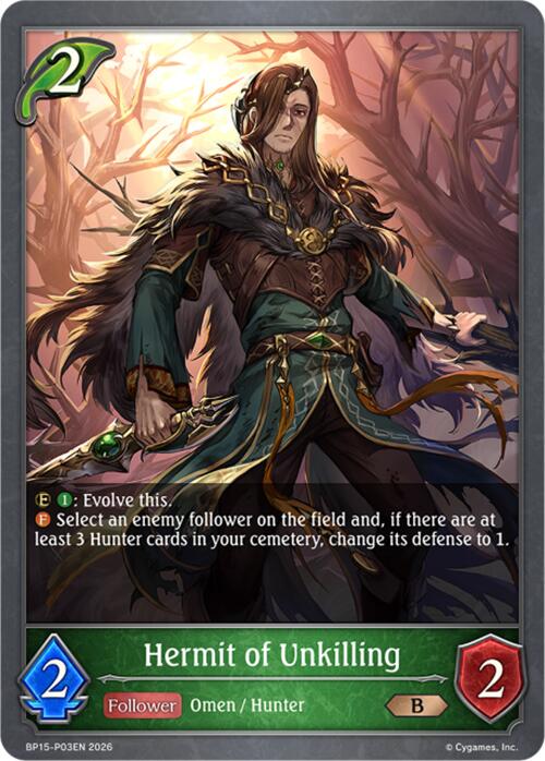 Hermit of Unkilling - P03 (Foil) (BP15-P03EN) [Trial of the Omens]