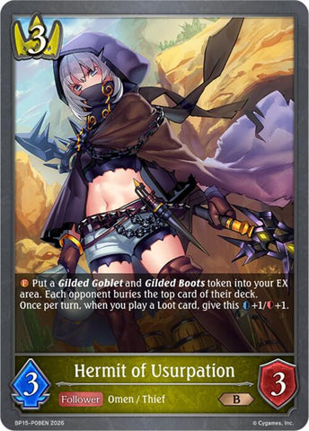 Hermit of Usurpation - P08 (Foil) (BP15-P08EN) [Trial of the Omens]