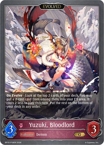 Yuzuki, Bloodlord (Evolved) - P18 (Foil) (BP15-P18EN) [Trial of the Omens]