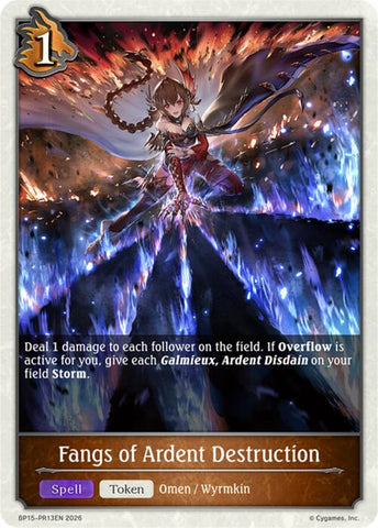 Fangs of Ardent Destruction - PR13 (BP15-PR13EN) [Trial of the Omens]
