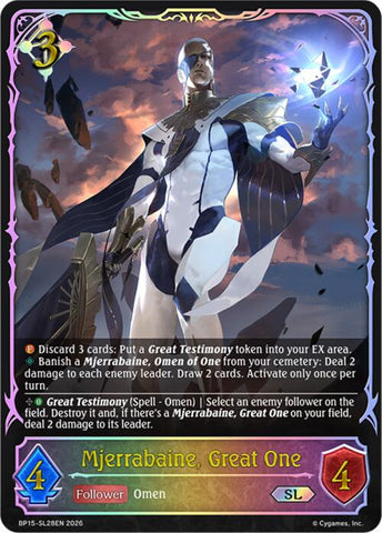 Mjerrabaine, Great One (BP15-SL28EN) [Trial of the Omens]