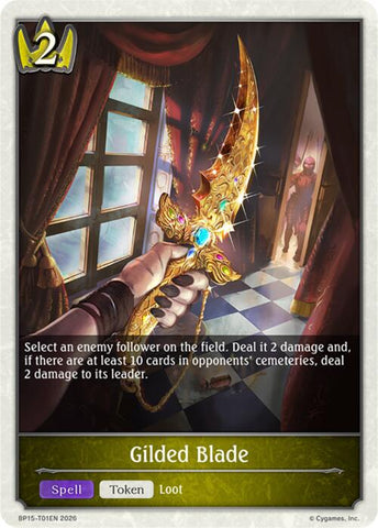 Gilded Blade (BP15-T01EN) [Trial of the Omens]