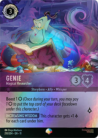 Genie - Magical Researcher (Epic) (210/204) [Winterspell]