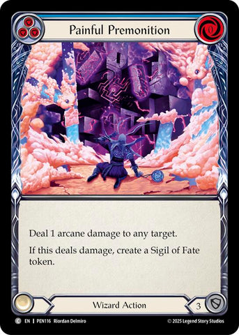 Painful Premonition (Blue) (Regular) [PEN116] (Compendium of Rathe)