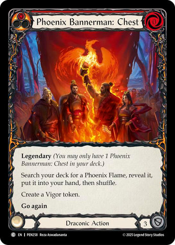 Phoenix Bannerman Chest (Red) (Regular) [PEN258] (Compendium of Rathe)