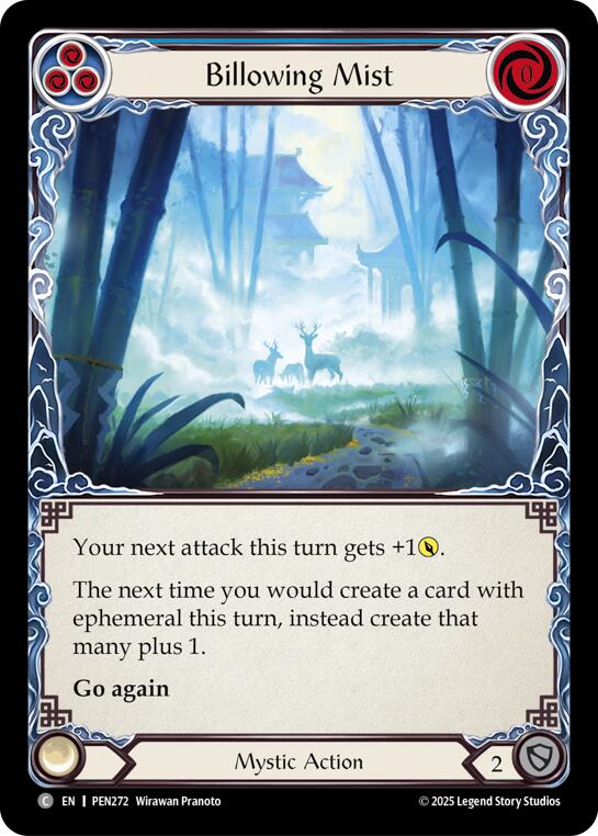 Billowing Mist (Blue) (Rainbow Foil) [PEN272] (Compendium of Rathe)  Rainbow Foil
