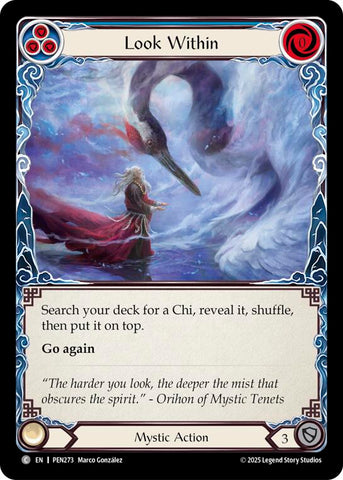 Look Within (Blue) (Regular) [PEN273] (Compendium of Rathe)