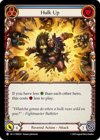 Hulk Up (Blue) (Regular) [PEN293] (Compendium of Rathe)