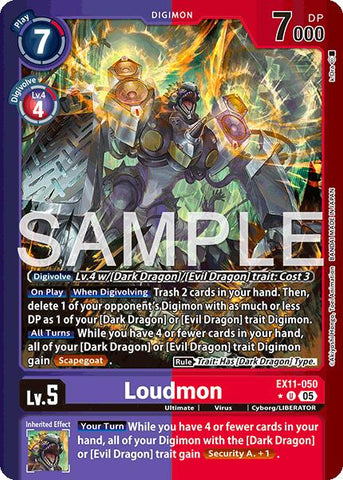 Loudmon [EX11-050] (Limited Foil) [Dawn of Liberator]