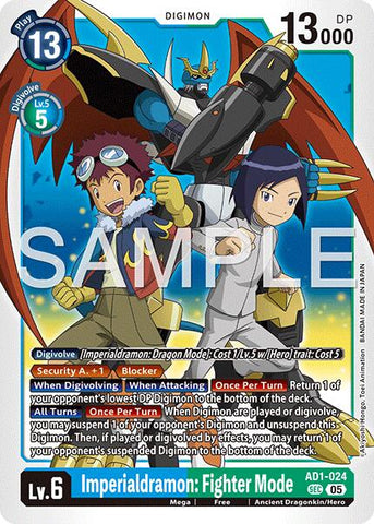 Imperialdramon: Fighter Mode [AD1-024] [Advanced Booster Digimon Generation]