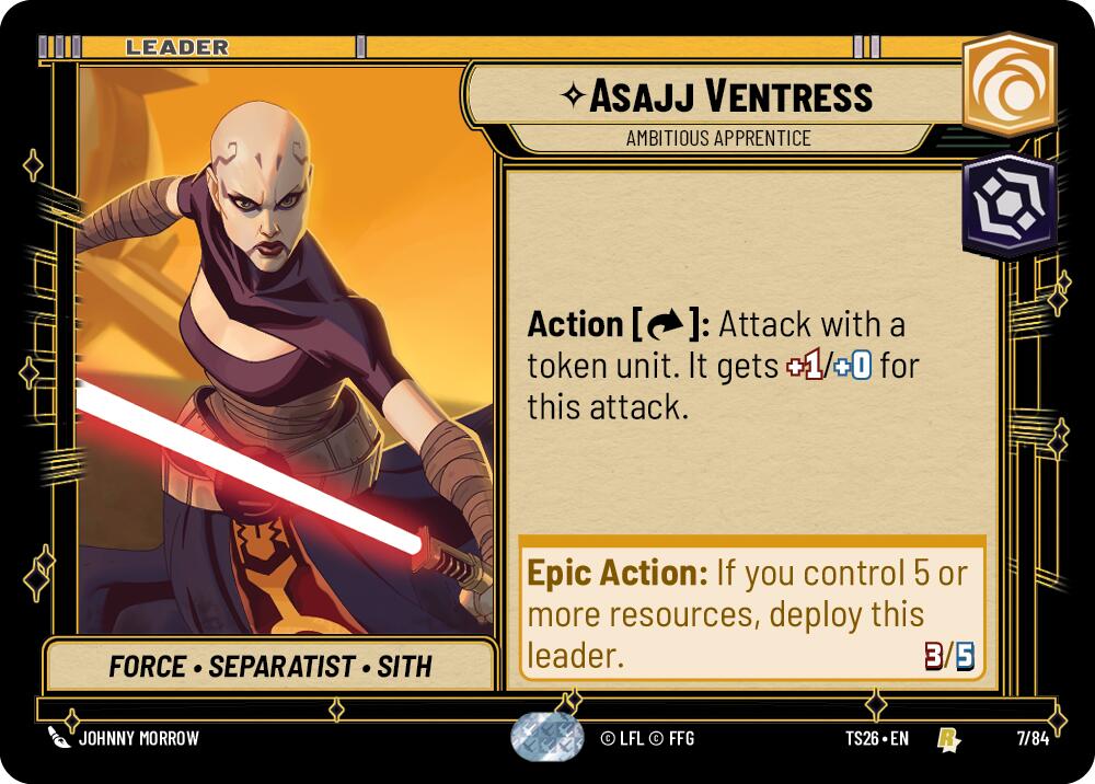 Asajj Ventress - Ambitious Apprentice (7/84) (7/84) [Twin Suns]