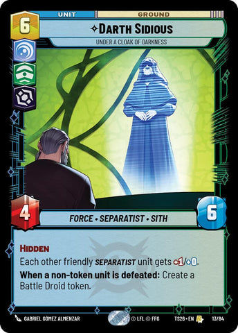 Darth Sidious - Under a Cloak of Darkness (13/84) (13/84) [Twin Suns]