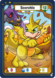 Scorchio (Yellow) [Champions of Meridell]