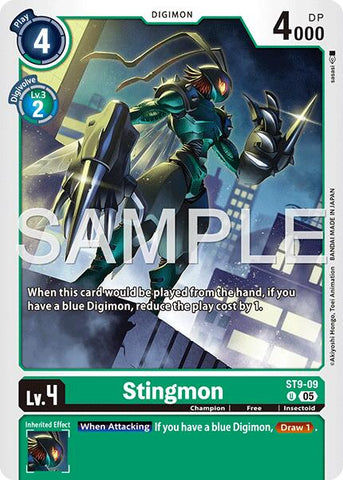Stingmon [ST9-09] (Foil Reprint) [Advanced Booster Digimon Generation]