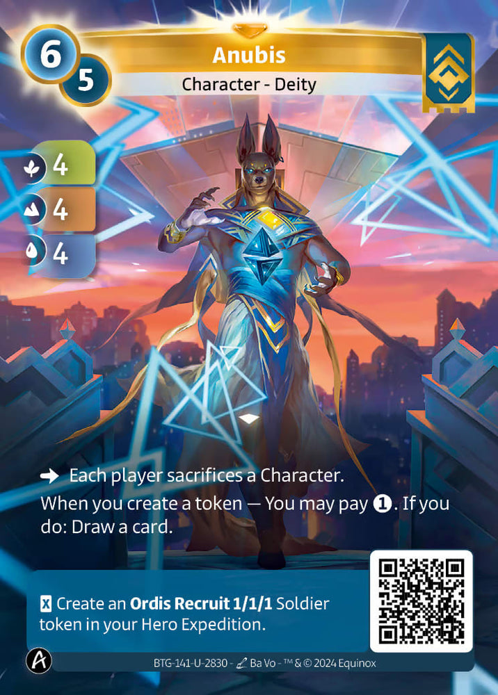 Anubis (BTG-141-U-2830) (DIGITAL) (KS ALT ART) (UNIQUE) (FOIL)