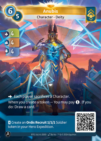 Anubis (BTG-141-U-2830) (PHYSICAL) (KS ALT ART) (UNIQUE) (FOIL)