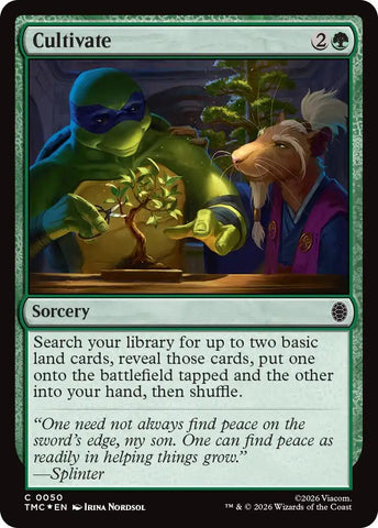 Cultivate (Surge Foil) [Teenage Mutant Ninja Turtles Commander]