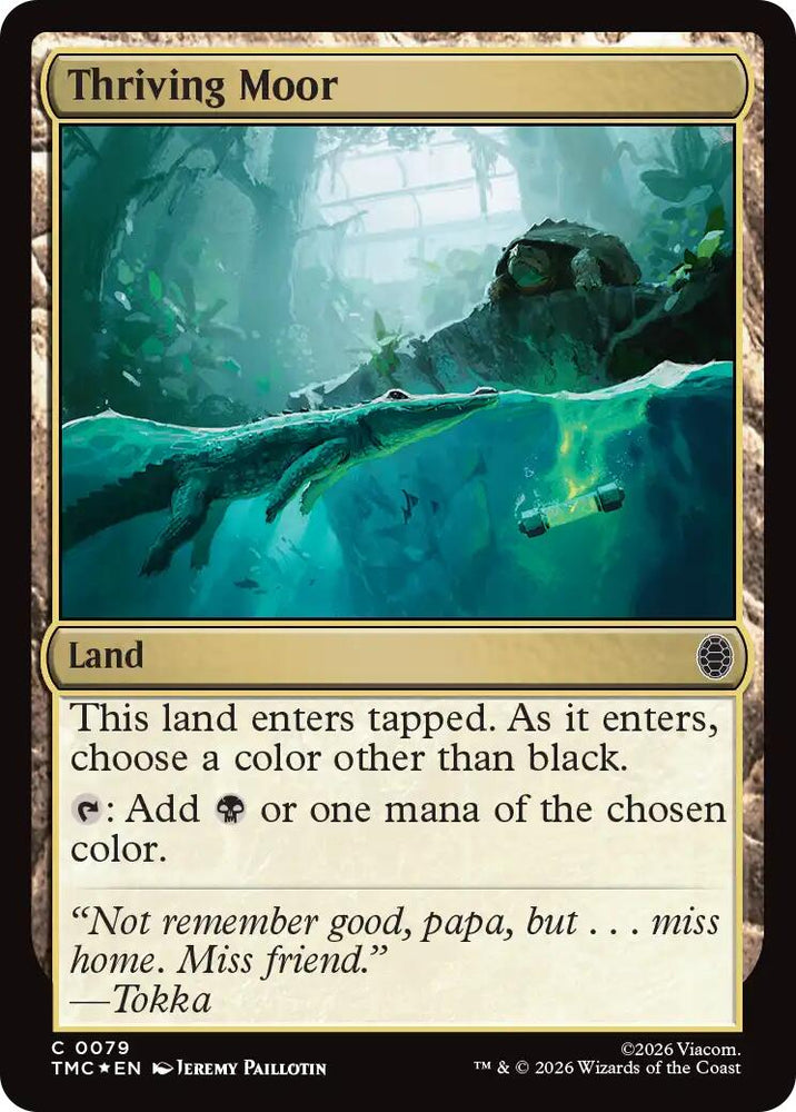 Thriving Moor (Surge Foil) [Teenage Mutant Ninja Turtles Commander]