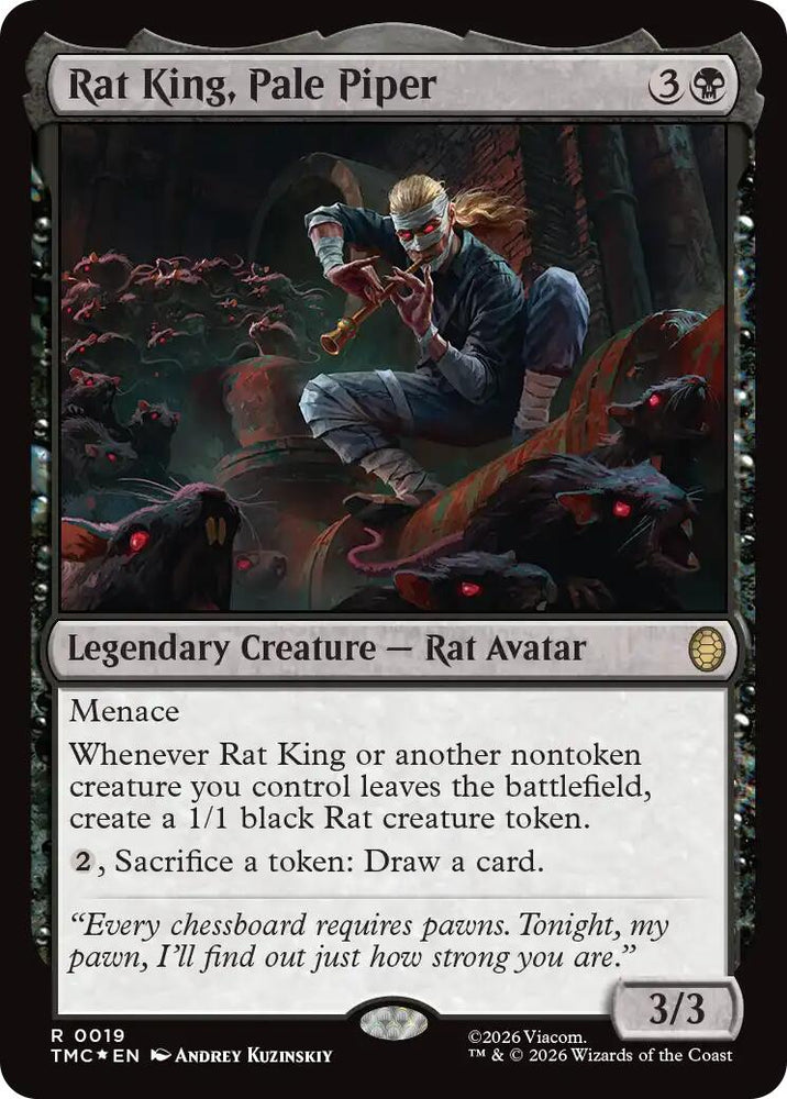 Rat King, Pale Piper (Surge Foil) [Teenage Mutant Ninja Turtles Commander]