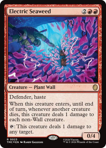 Electric Seaweed (Surge Foil) [Teenage Mutant Ninja Turtles Commander]