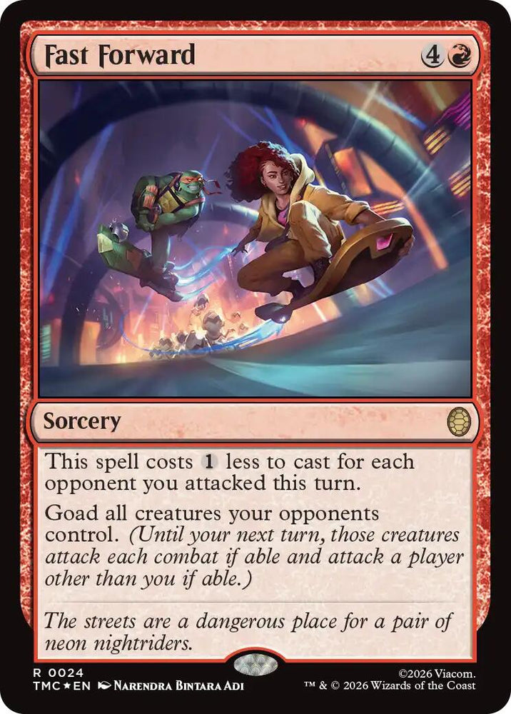 Fast Forward (Surge Foil) [Teenage Mutant Ninja Turtles Commander]