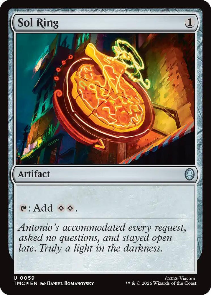Sol Ring (Surge Foil) [Teenage Mutant Ninja Turtles Commander]