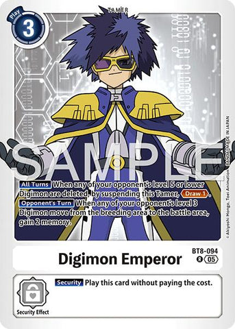Digimon Emperor [BT8-094] (Foil Reprint) [Advanced Booster Digimon Generation]