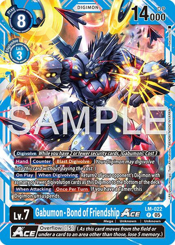 Gabumon [LM-022] - Bond of Friendship ACE (Reprint) [Advanced Booster Digimon Generation]