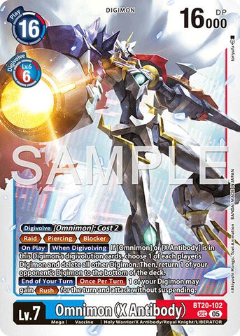 Omnimon [BT20-102] (X Antibody) (Reprint) [Advanced Booster Digimon Generation]