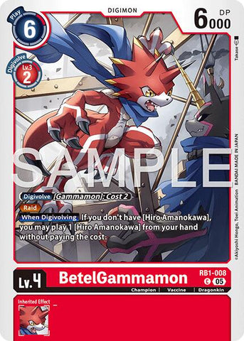 BetelGammamon [RB1-008] (Reprint) [Advanced Booster Digimon Generation]
