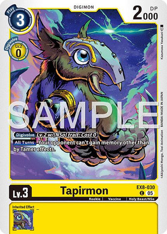 Tapirmon [EX8-030] (Reprint) [Advanced Booster Digimon Generation]