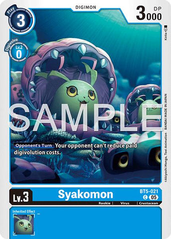 Syakomon [BT5-021] (Reprint) [Advanced Booster Digimon Generation]