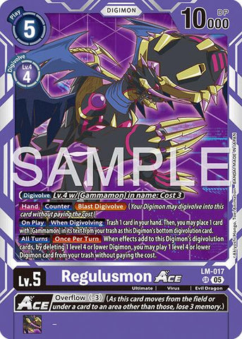 Regulusmon ACE [LM-017] (Reprint) [Advanced Booster Digimon Generation]