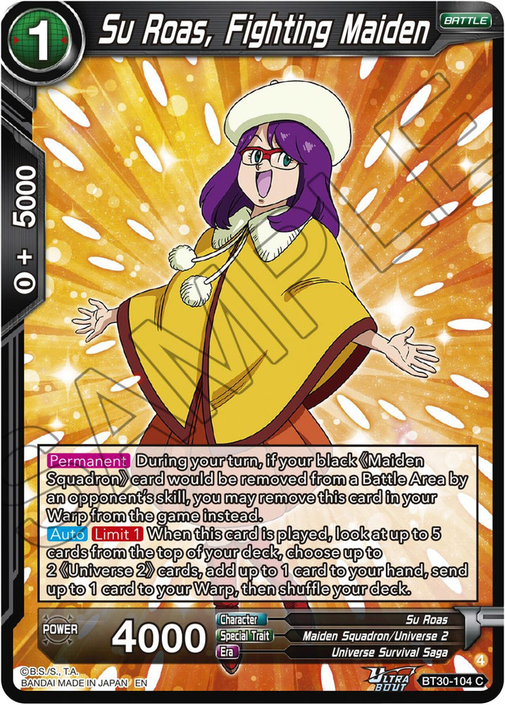 Su Roas, Fighting Maiden (BT30-104) [Three Glorious Fighters]