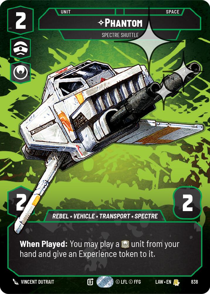 Phantom - Spectre Shuttle (Prestige Foil) (838) (838) [A Lawless Time]