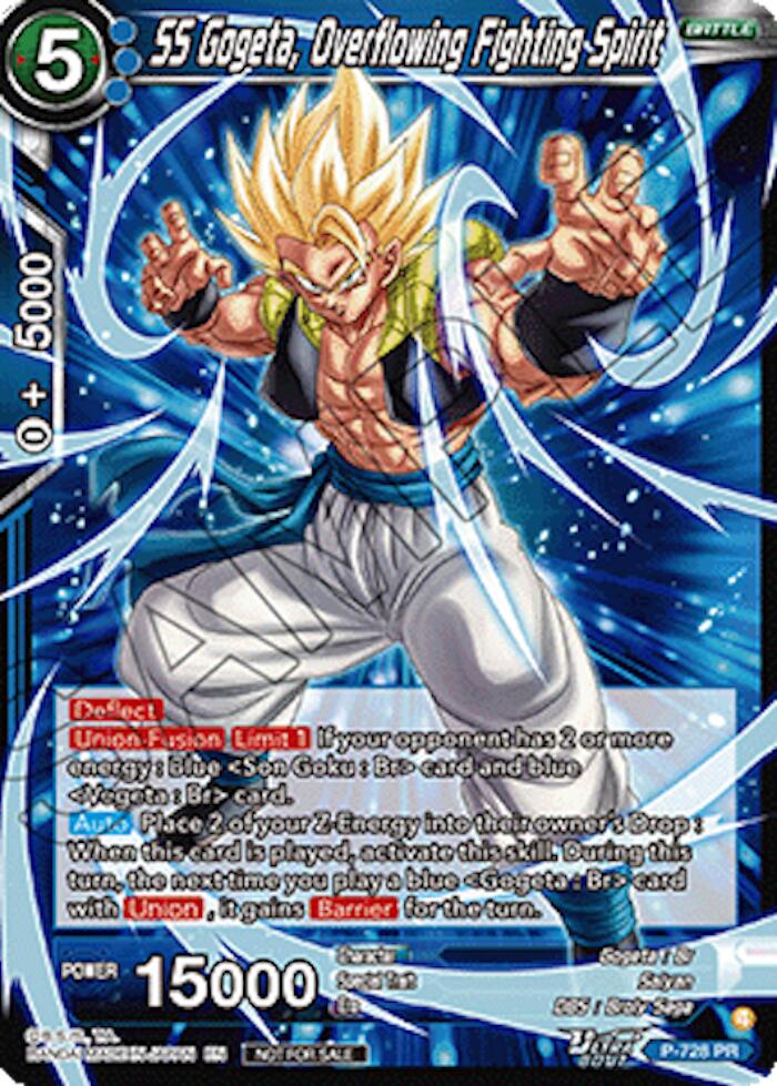 SS Gogeta, Overflowing Fighting Spirit (Ultra-Bout Series Tournament Pack Vol.2) (P-728) [Tournament Promotion Cards]