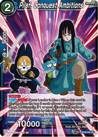 Pilaf, Conquest Ambitions (BT30-031) [Three Glorious Fighters]