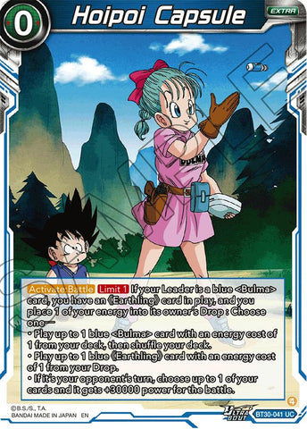 Hoipoi Capsule (BT30-041) [Three Glorious Fighters]