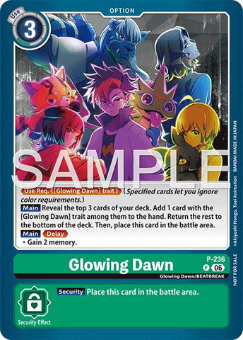 Glowing Dawn [P-236] (Store Tournament 2026 Vol. 2 Participation Pack) [Promotional Cards]