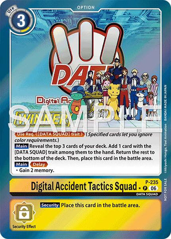 Digital Accident Tactics Squad [P-235] (Store Tournament 2026 Vol. 2 Winner Pack) [Promotional Cards]