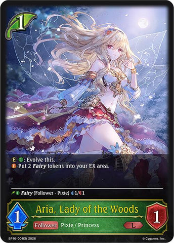 Aria, Lady of the Woods (BP16-001EN) [New World Genesis]