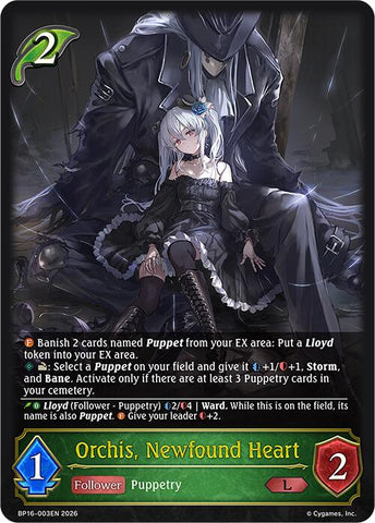 Orchis, Newfound Heart (BP16-003EN) [New World Genesis]