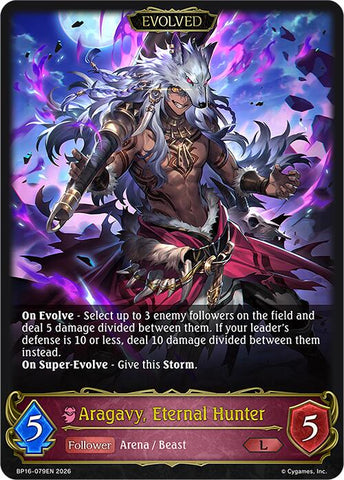 Aragavy, Eternal Hunter (Evolved) (BP16-079EN) [New World Genesis]