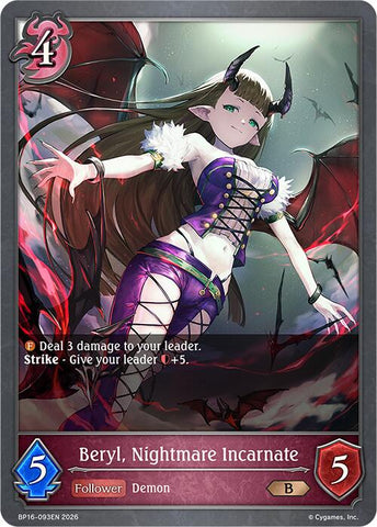Beryl, Nightmare Incarnate (BP16-093EN) [New World Genesis]